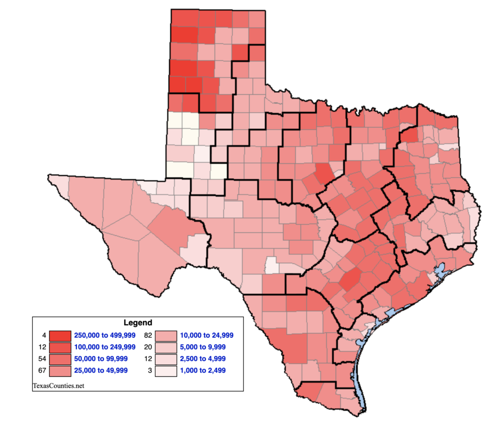 Texas Population 2024 By County In India Maye Stephi